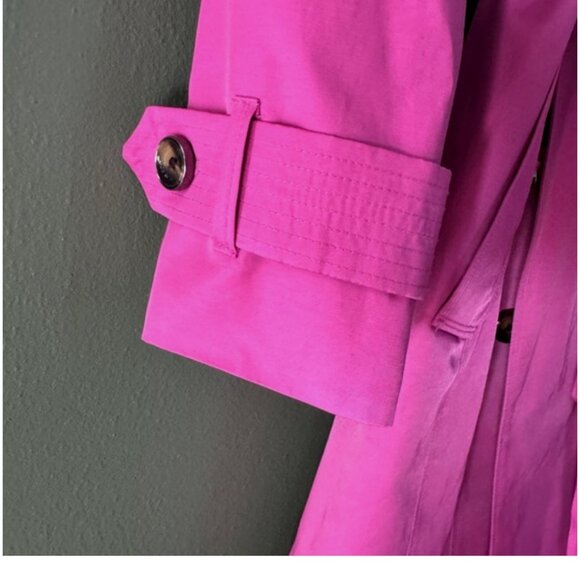 London Fog Orchid Trench Coat - Picture 7 of 16